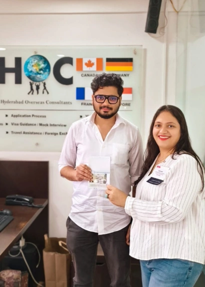 Hyderabad Overseas Consultants Testimonial